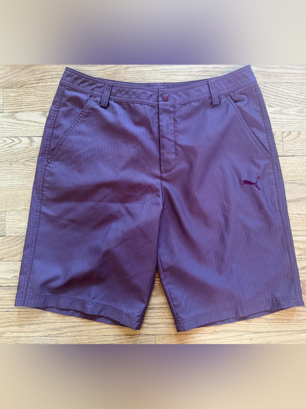 PUMA Golf Shorts Men's Sz 34 Performance Purple 838130